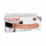 Fetish Fantasy 11in Hollow Strap-on Flesh - Image 3