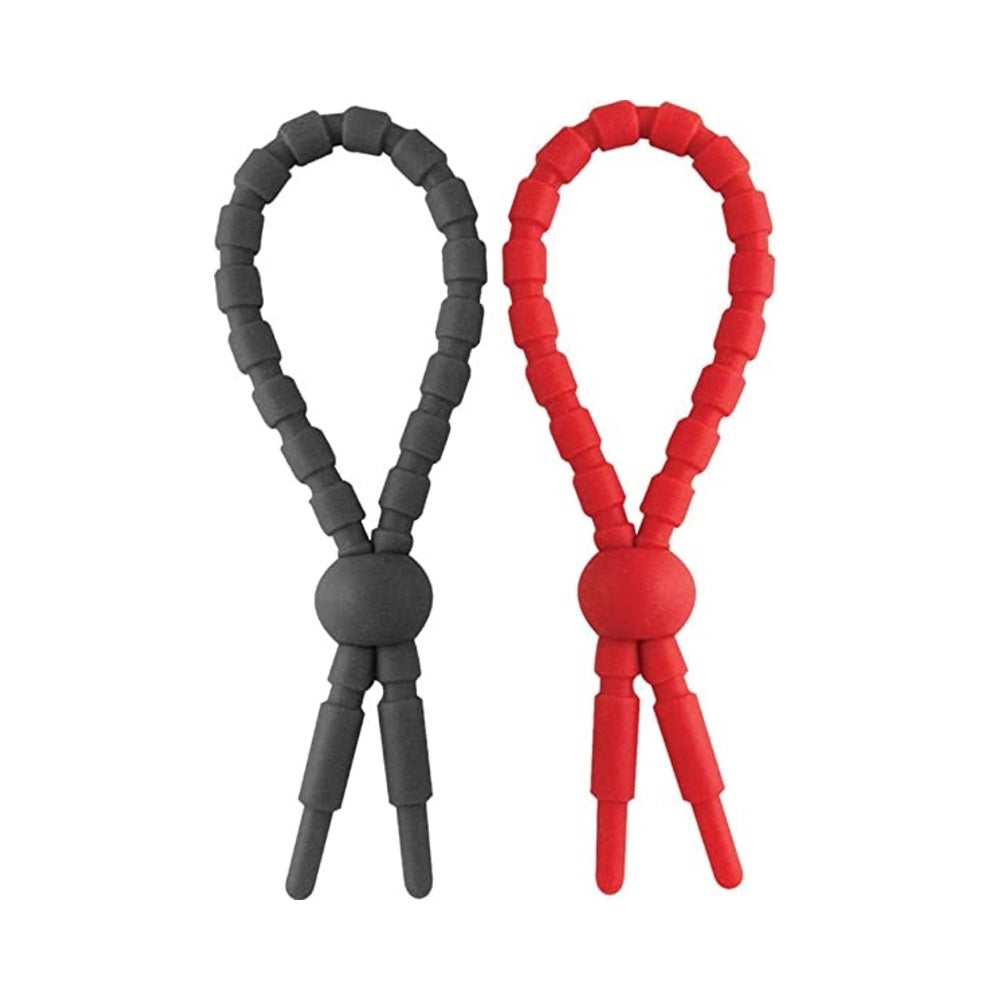 CNVNAL-58693_3cf161c80bab93b33a22e4fa84dc5998 Ram Ultra Clinchers Cock Ties 2 Pack Red, Black - Image 1