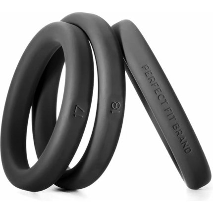 Xact-Fit Cockring Kit 3 Medium to Large Black