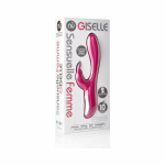 Sensuelle Giselle 10 Fuction 3 Speed Rechargeable Silicone Magenta - Image 3