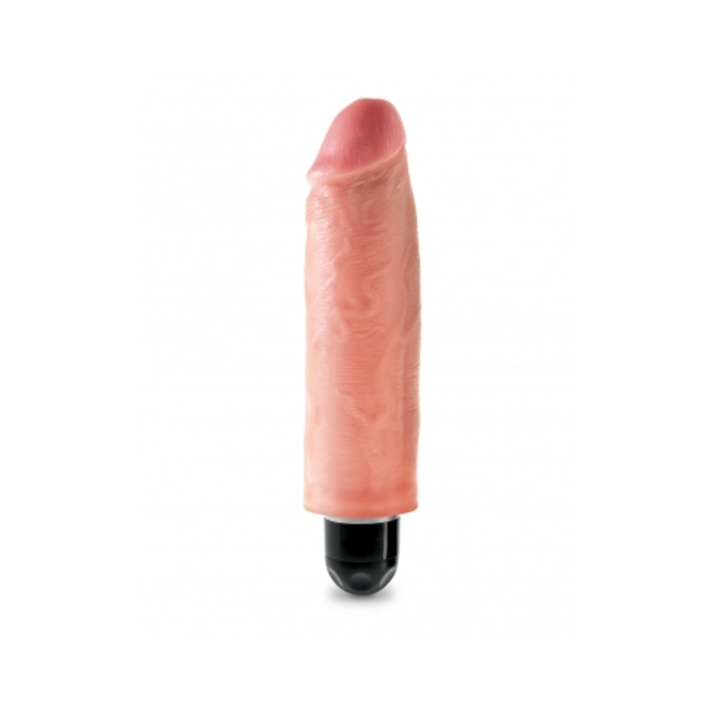 CNVNAL-61542_3 King Cock 6 inches Vibrating Stiffy Beige - Image 1
