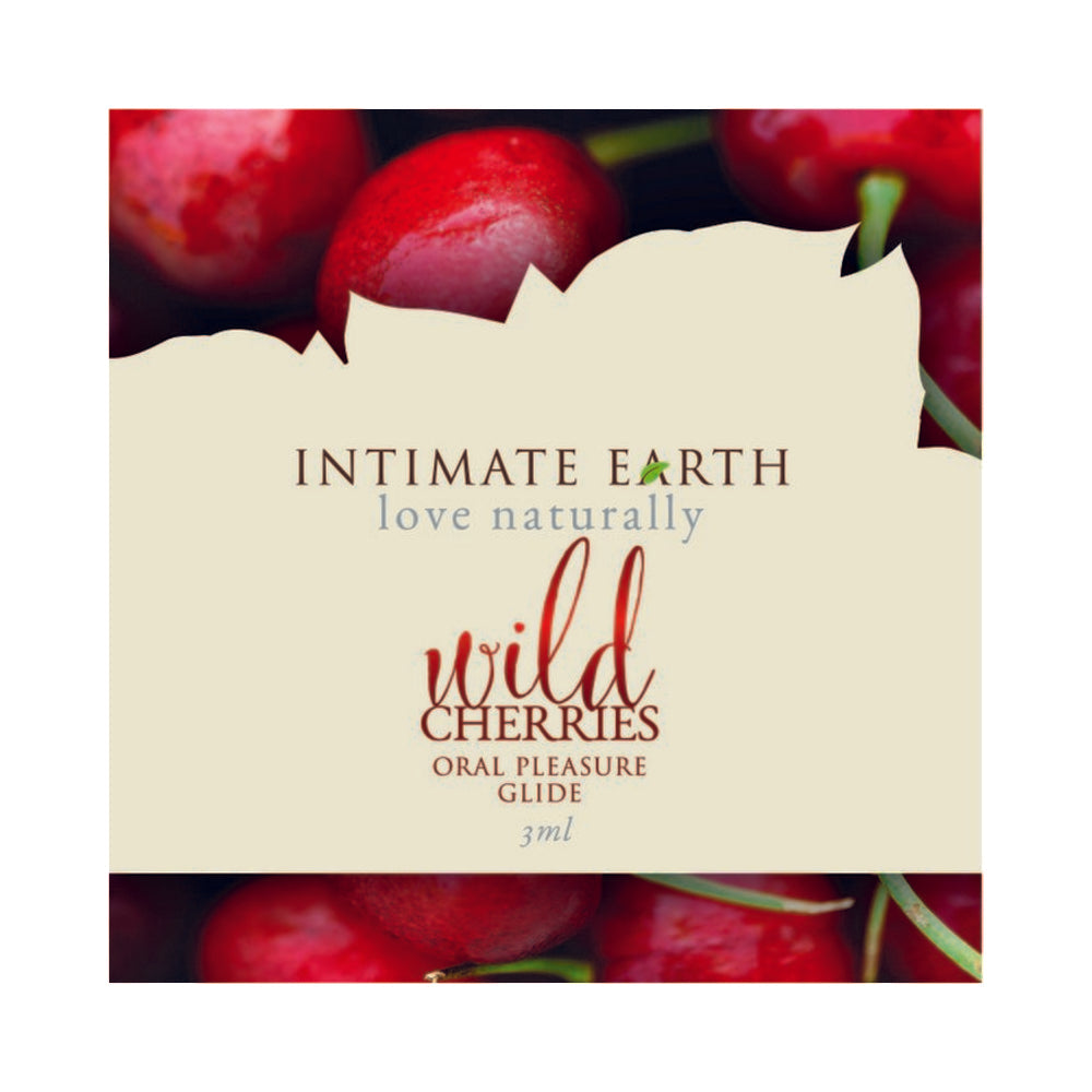 CNVNAL-62085_1 Intimate Earth Wild Cherries Oral Pleasure Glide .10oz - Image 1