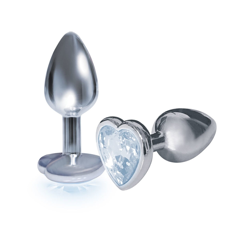 CNVNAL-63783_3_8cc7191e-dadf-48de-ae66-f1d5b513cd67 The 9's, The Silver Starter, Bejeweled Stainless Steel Plug - Image 1