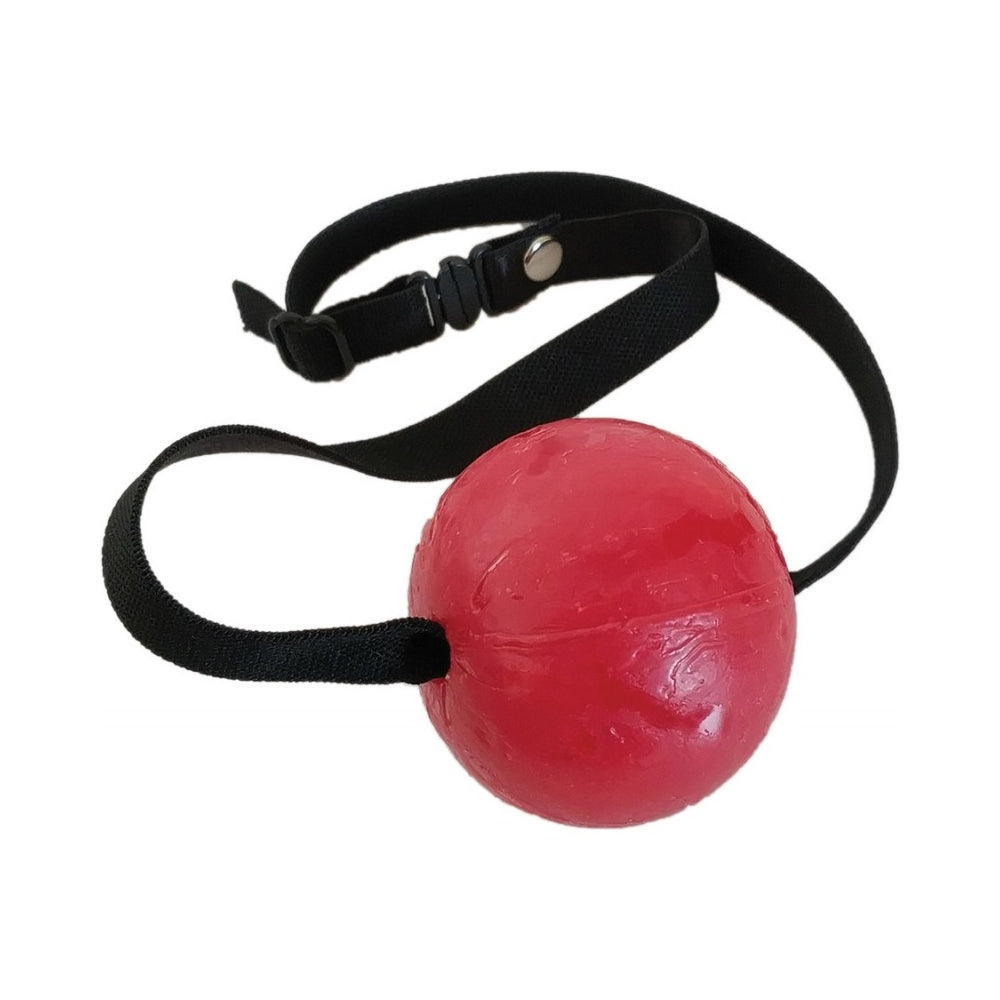 CNVNAL-67489_2_05285ea9-428a-4171-8606-a17748cd3a90 Candy Ball Gag Strawberry - Image 1