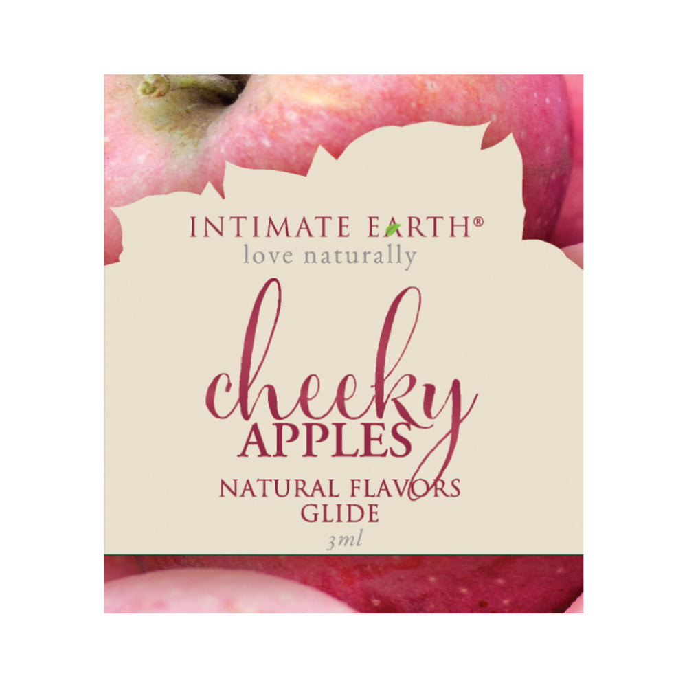 CNVNAL-69729_1_019693fd-a88e-4ea3-b857-2c1ed685c49d Intimate Earth Natural Flavor Glide Cheeky Apples .1oz - Image 1