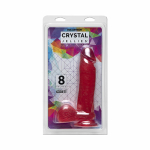 Crystal Jellies - 8in Realistic Cock W/balls Pink - Image 2