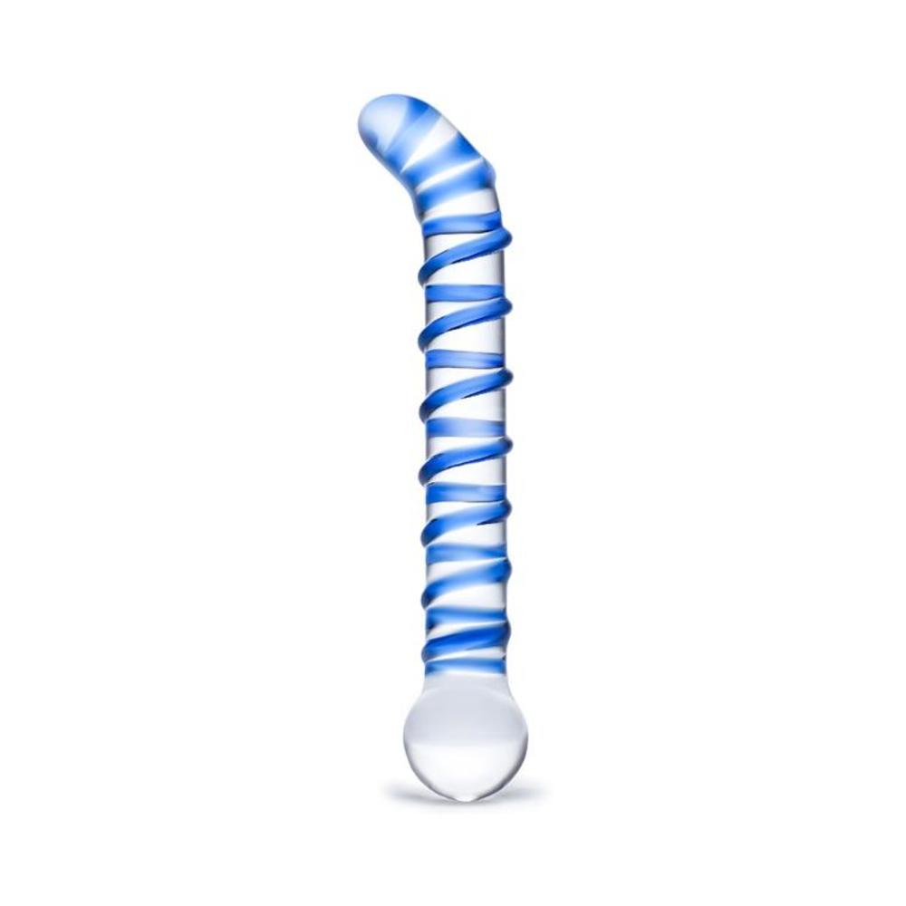 CNVNAL-70314_5576866410b501344b5210cf40ef3e00 Mr. Swirl 6.5" Glass Glass Dildo - Image 1