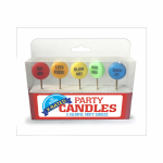 X-Rated Party Candles 5 Colorful  Candles - Image 2