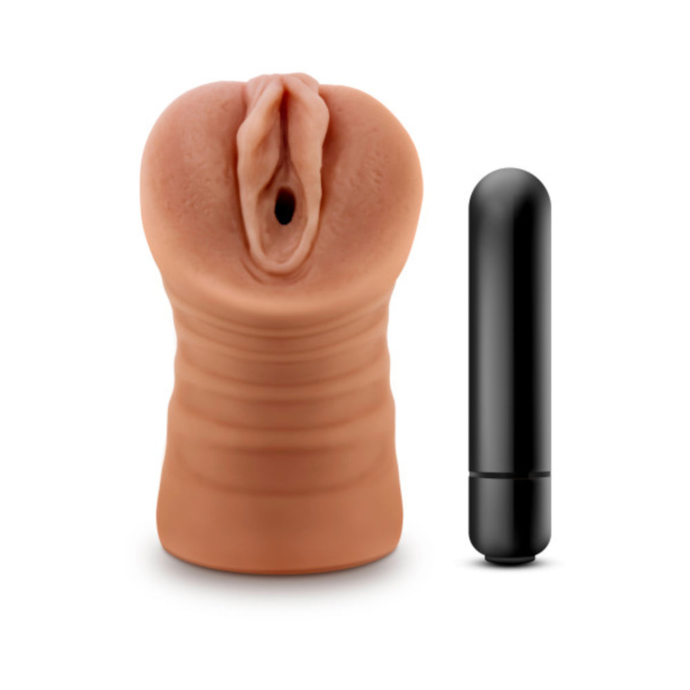 CNVNAL-70455_2_df799150-ddf8-4fc5-b8d7-8ad7a69d029c M For Men Julieta Mocha Tan Vagina Stroker - Image 1