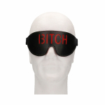 Ouch! Blindfold - BITCH - Black - Image 3
