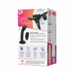 Pegasus 6" Wirelss Remote Control P-spot/g-spot Peg With Harness Black - Image 2