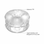 Sona N0. 92 - Reversible Textured Masturbator Clear - Image 3