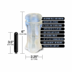 Happy Ending Mstr B8 Vibrating Stroker Pack - Hand Cuff - Image 3