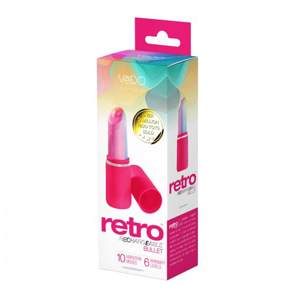 CNVNAL-880806519aa9bcfc2c Vedo Retro Rechargeable Bullet Pink - Image 1