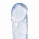 Crystal Jellies 8 Inch Classic Dildo in Clear - Image 2