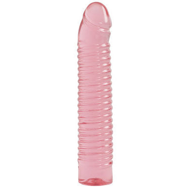 DJ5583-03_1 Vivid Ribbed Jellie Cock Sunrise - Pink - Image 1