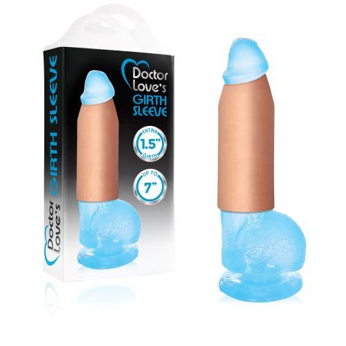 DL71530_21543949640 Girth Sleeve 1.5 inches Extra Girth Beige Trim To Fit 7 inches - Image 1