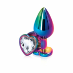 Rear Assets Mulitcolor Heart Medium Clear