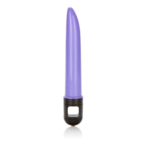 SE-0553-14doubletappurplevibratorbulk Double Tap Speeder 6.5 - Purple - Image 1