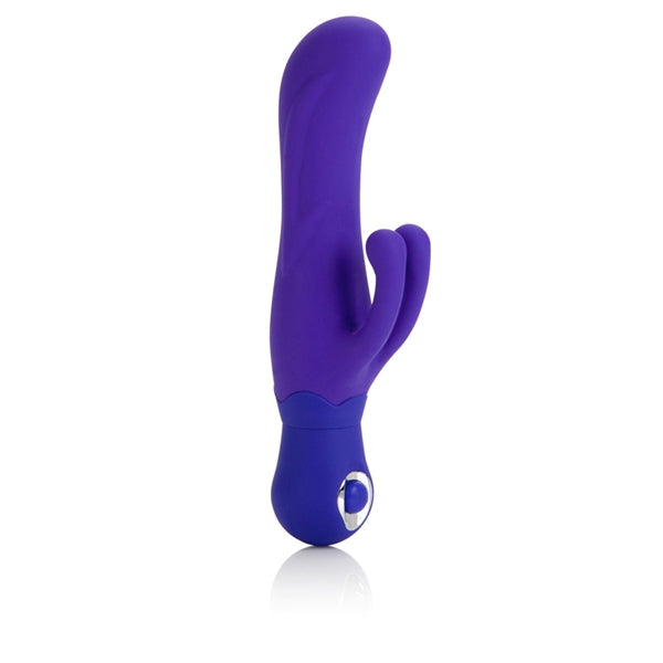 SE072640purplevibratorbulk1 Posh Silicone Double Dancer Purple - Image 1