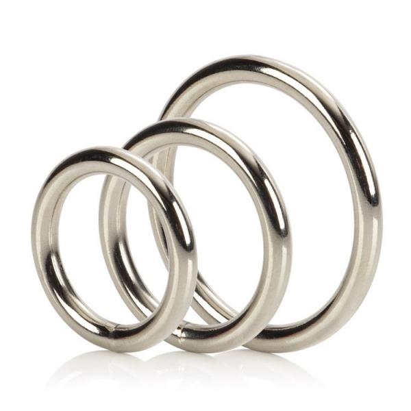 SE1403-05_21490115957 Silver O Ring 3 Piece Set - Image 1