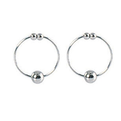 SE2630-05_1 Nipple Play Non Piercing Nipple Rings Silver - Image 1