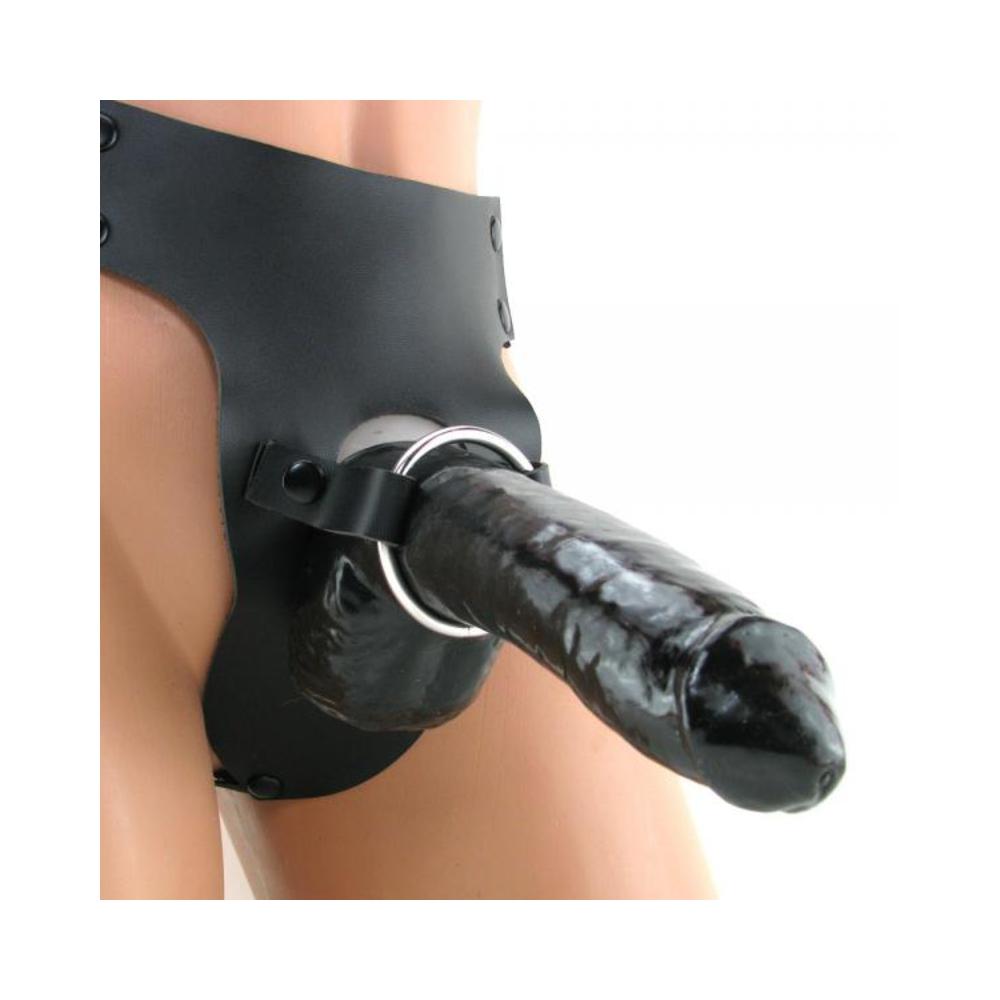 mc-pic_4c9c5e25-6931-4e91-868e-a3422ee98ae6 Mr. Big Hollow 8 inches Strap On Black - Image 1