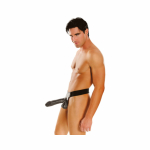 Big Daddy Hollow Strap On 10 Inch - Black - Image 2