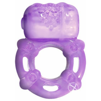 Super Stud Orgasmix Ring Pleasure Ring 3 Speed - Purple