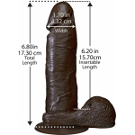 The Realistic Cock - 6 Inch Brown - Image 2