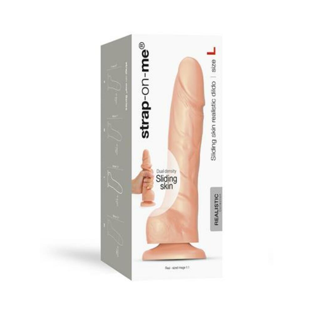 Strap-on-me L Sliding Skin Realistic Dildo Vanilla