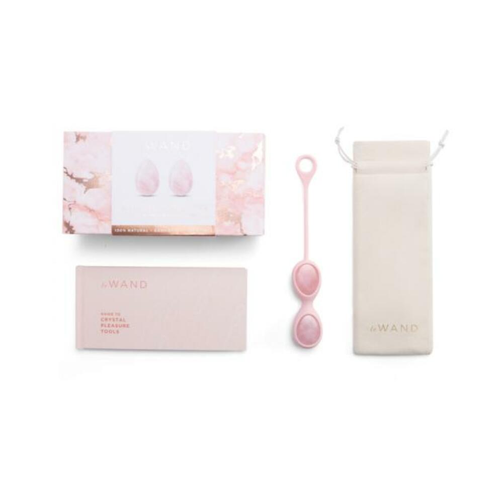 Le Wand Crystal Yoni Eggs Rose Quartz