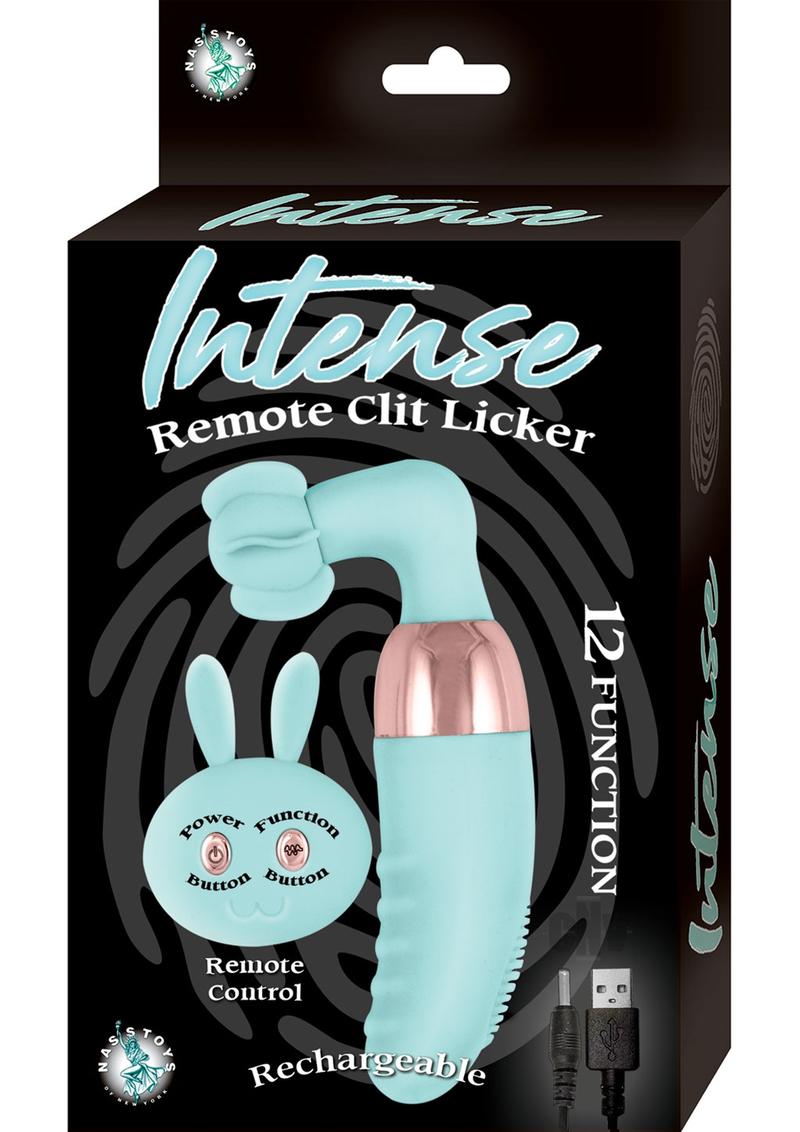 Intense Remote Clit Licker-Aqua