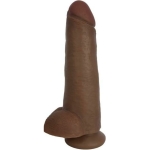 Jock Realistic Dong W/balls 12 Chocolat