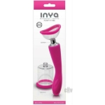 Inya Pump And Vibe With Interchangeable Suction Cups - Pink - Image 2