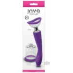 Inya Pump And Vibe With Interchangeable Suction Cups - Purple - Image 2