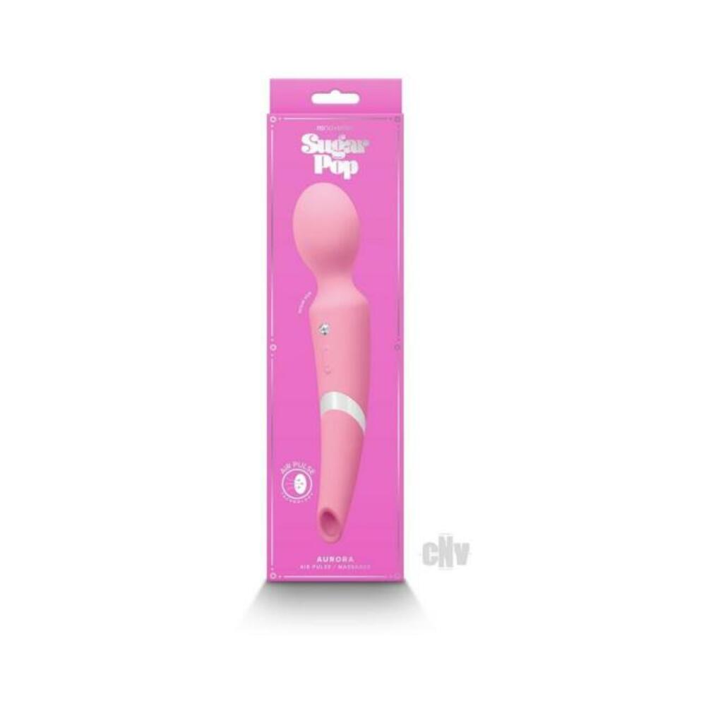Sugar Pop Aurora Air Pulse And Wand Massager Pink