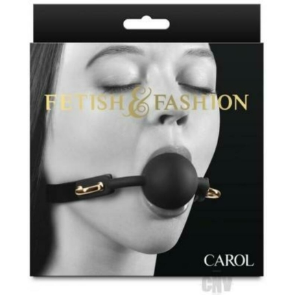 Fetish & Fashion Carol Ball Gag Black
