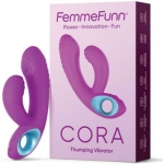 Femmefunn Cora Pulsating Vibrator Purple - Image 3