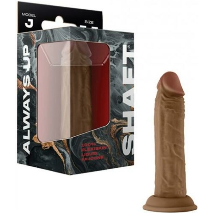 Shaft Model J Flexskin Liquid Silicone 5.5" Dong - Oak