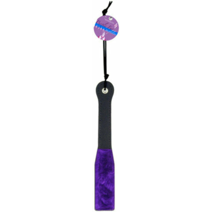 12 In. Paddle With Purple Faux Fur Lining