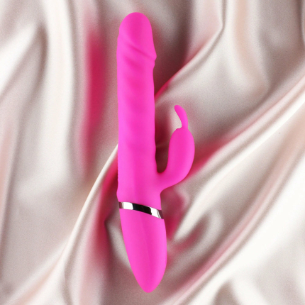 Ruby Thrusting Rabbit Vibrator Pink