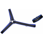 Ouch Gladiator Harness - Blue