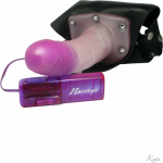 Vibrating Crystal Jelly Power Cock (lavender)