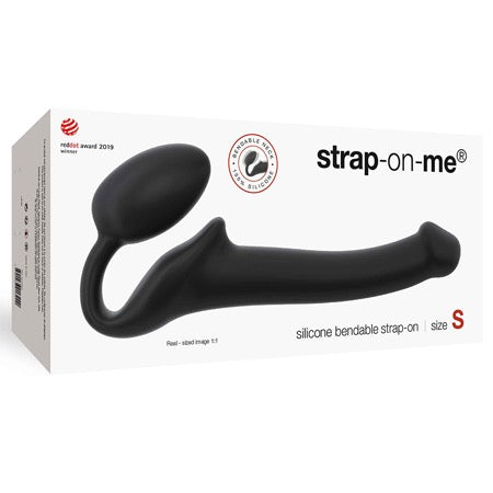 75853 Strap On Me Silicone Bendable Strapless Strap On Small - Black - Image 1