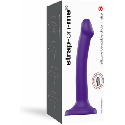 Strap On Me Silicone Bendable Dildo Small - Purple