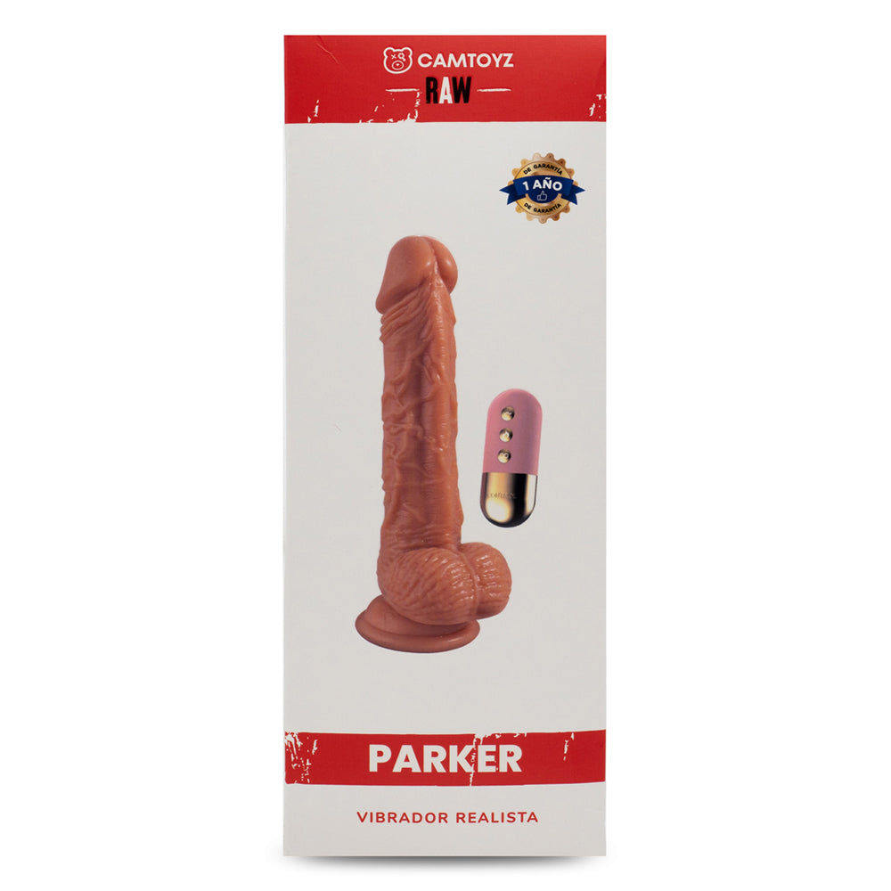 7707674736329 Raw Parker Vibrating Dildo - Image 1