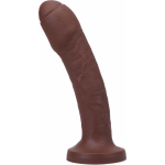 Tantus Uncut #2 O2 Dual Density Dildo Espresso - Image 3