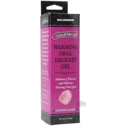 Goodhead Warming Head Oral Delight Gel Cotton Candy 4 Oz.