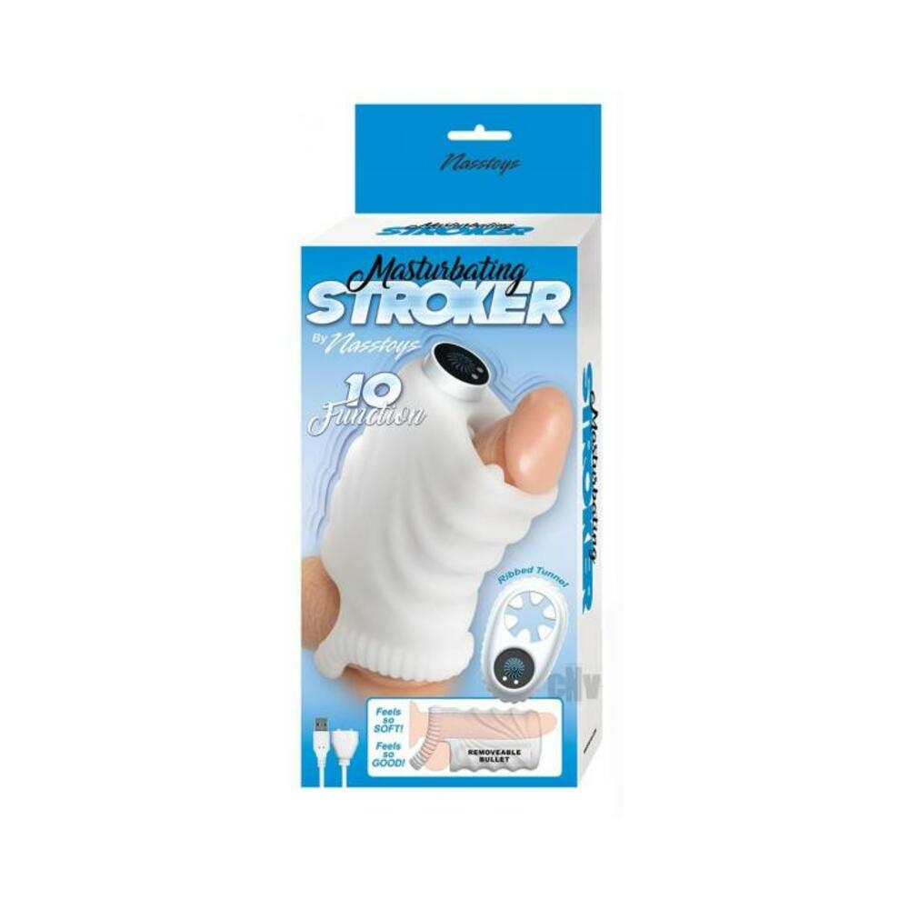 782631302707_1 Masturbating Stroker White - Image 1